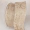 The Ribbon People Beige and Gold Swirls Wired Craft Ribbon 2.5" x 20 yards